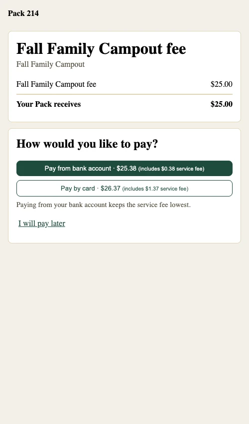 Money: The money follows the yes.